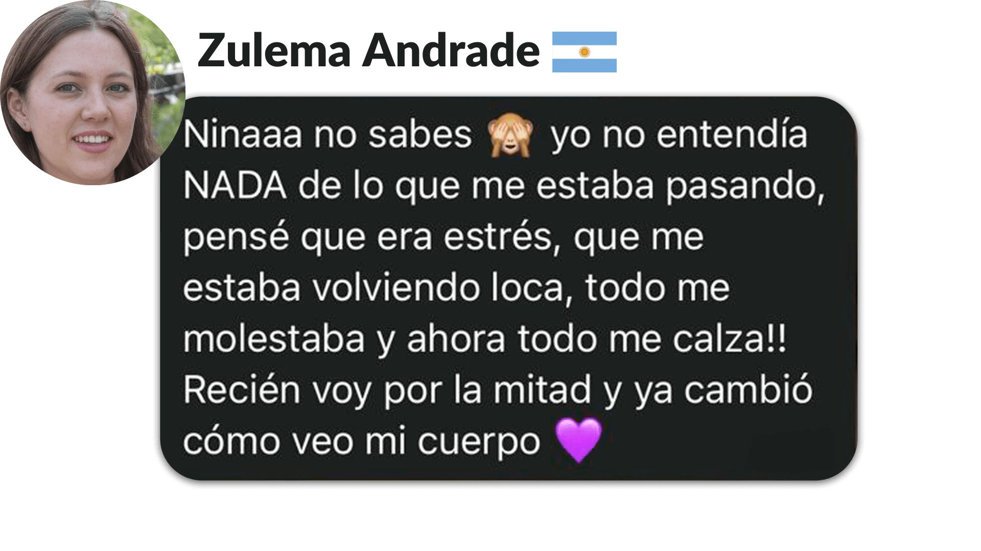 Testimonio de Zulema Andrade